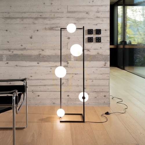Kontrola Stojací lampa Ideal Lux Angolo PT5 Nero černá 5xG9 118 cm 284309