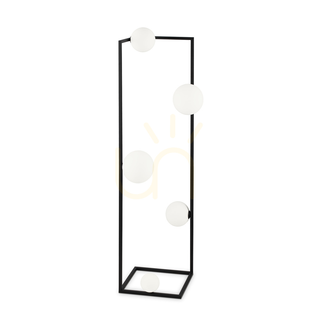 Kontrola Stojací lampa Ideal Lux Angolo PT5 Nero černá 5xG9 118 cm 284309 Stojací lampa Ideal Lux Angolo PT5 Nero černá 5xG9 118 cm 284309