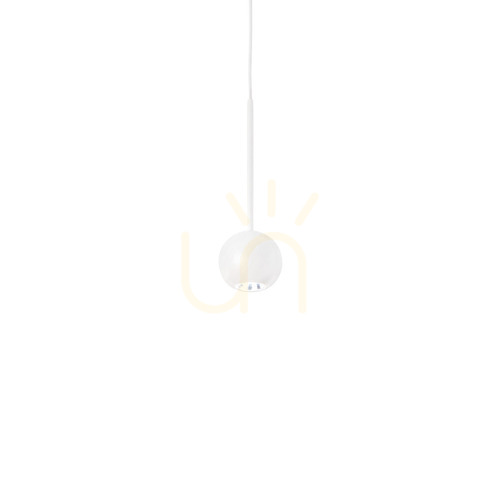 Kontrola Závěsné světlo Ideallux ARCHIMEDE SP SFERA BIANCO bílé LED 4W 310602