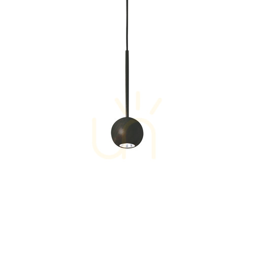 Kontrola Závěsné světlo Ideallux ARCHIMEDE SP SFERA NERO černé LED 4W 328355