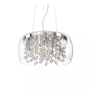 Závěsné svítidlo Ideallux AUDI-80 SP8 Fumé 197654 chrom 50 cm 2 Závěsné svítidlo Ideallux AUDI-80 SP8 Fumé 197654 chrom 50 cm small 2