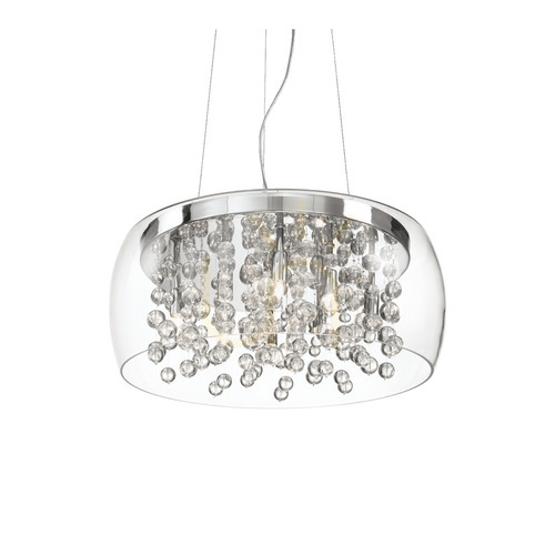 Kontrola Závěsné svítidlo Ideal Lux Audi-80 SP8 transparentní chrom 50 cm 031750
