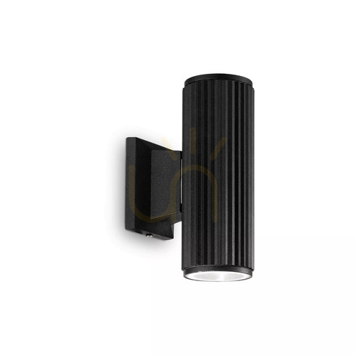 Kontrola Venkovní nástěnné svítidlo Ideallux BASE AP2 NERO černé GU10 2x28W 129433