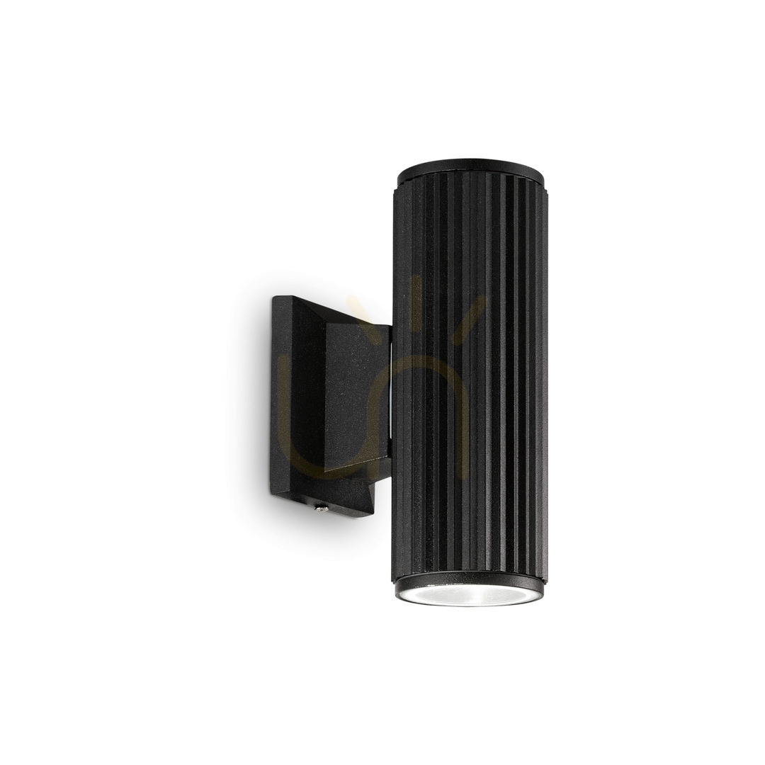Zobrazit Venkovní nástěnné svítidlo Ideallux BASE AP2 NERO černé GU10 2x28W 129433 Venkovní nástěnné svítidlo Ideallux BASE AP2 NERO černé GU10 2x28W 129433