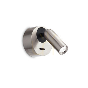 Nástěnné světlo Ideal Lux BEAN AP ROUND NICKEL nikl LED 3W 260631 small 0