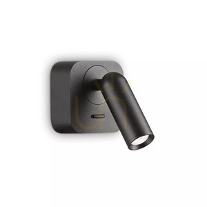 Nástěnné svítidlo Ideal Lux Bean AP Square Nero černé LED 3W 260655 small 1