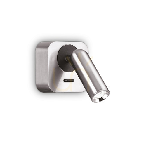 Kontrola Nástěnné svítidlo Ideal Lux BEAN AP SQUARE nickel LED 3W 260679