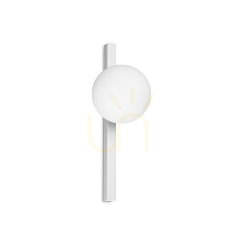 Kontrola Ideallux Binomio 328478 – bílé stropní/nástěnné svítidlo, G9, 1×4 W, 33,3 cm