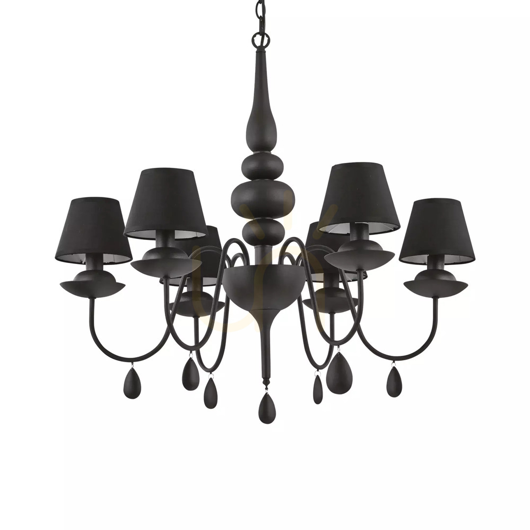 Pohled Závěsné svítidlo Ideallux Blanche SP6 Bianco bílé 6xE14 035581 Závěsné svítidlo Ideallux Blanche SP6 Bianco bílé 6xE14 035581
