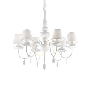 Závěsné svítidlo Ideallux Blanche SP6 Bianco bílé 6xE14 035581 0 Závěsné svítidlo Ideallux Blanche SP6 Bianco bílé 6xE14 035581 small 0