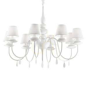 Závěsné svítidlo Ideal Lux Blanche SP8 Bianco bílé 8xE14 035574 small 0