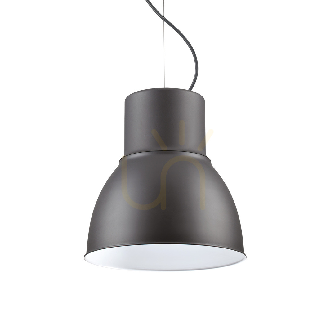 Pendant Light Ideallux Breeze SP1 Big Grey Metal 46.5 cm 232041