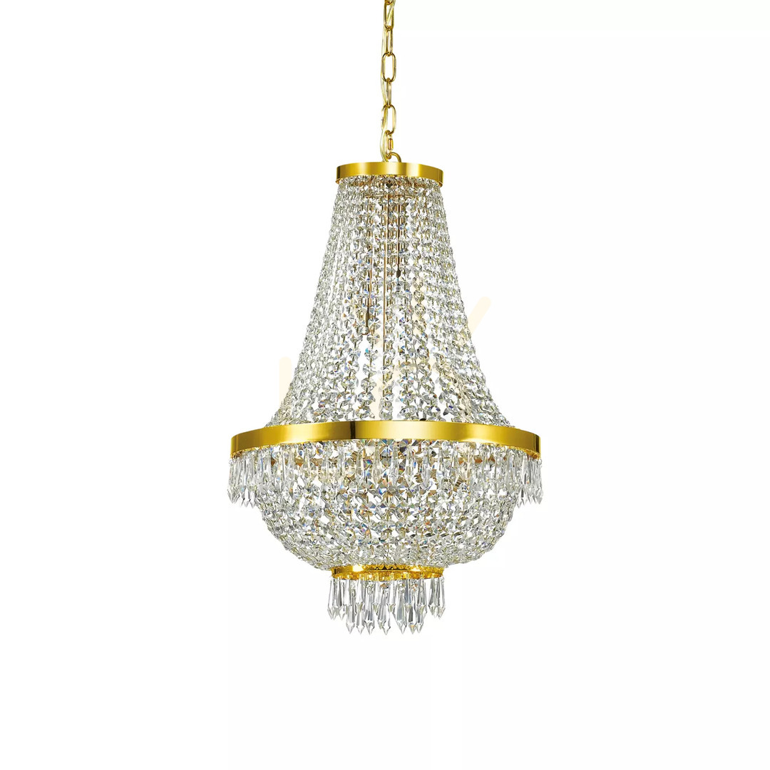 Pohled Závěsné svítidlo Ideal Lux CAESAR SP9 ORO zlaté 9xG9 114736 Závěsné svítidlo Ideal Lux CAESAR SP9 ORO zlaté 9xG9 114736