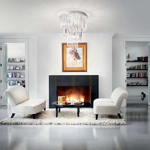 Kontrola Plafon Ideallux Carlton PL8 Cromo chrom 8xE14 40 cm 168920