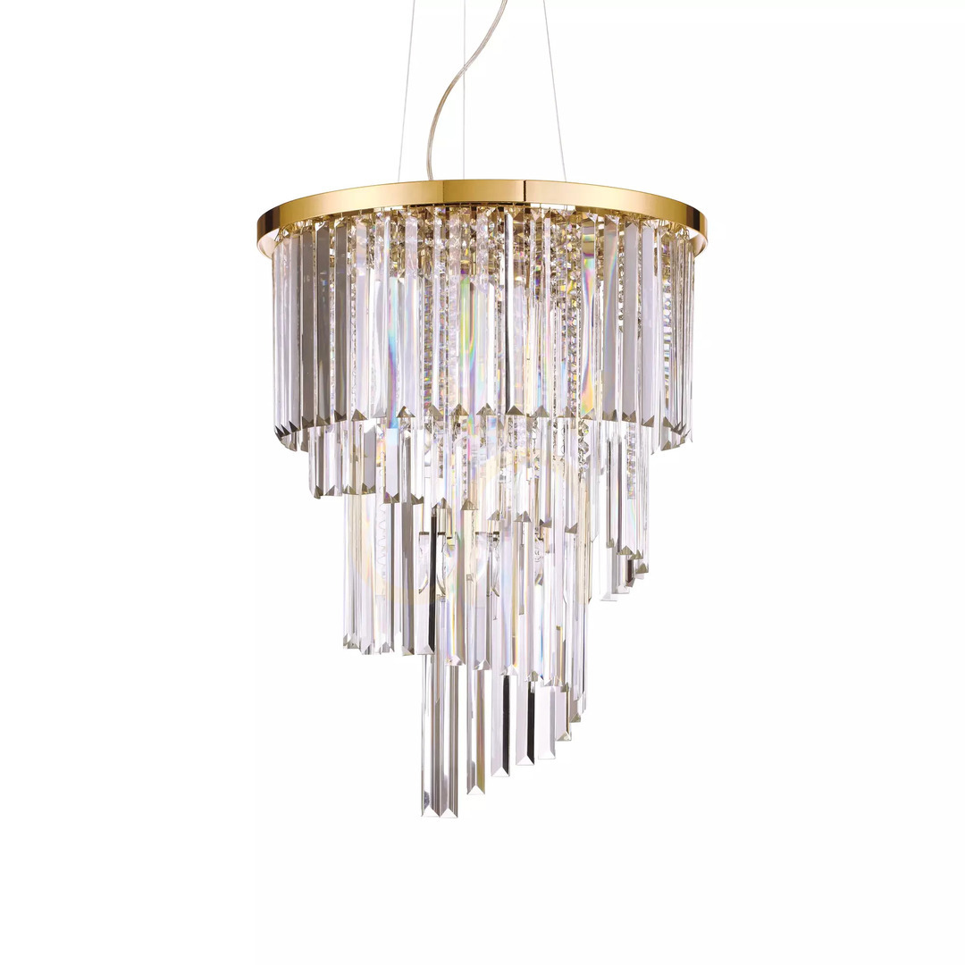 Náhled Závěsné svítidlo Ideallux Carlton SP12 Cromo chrom 12xE14 166247 Závěsné svítidlo Ideallux Carlton SP12 Cromo chrom 12xE14 166247