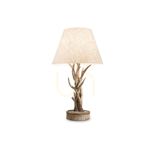 Kontrola Stolní lampa Ideallux CHALET TL1 béžová 41 cm 128207