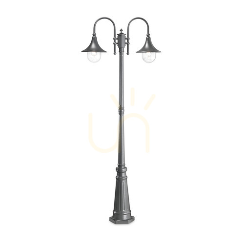 Kontrola Venkovní stojací lampa Ideallux Cima PT2 antracit 246833