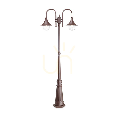 Kontrola Venkovní stojací lampa Ideallux CIMA PT2 Coffee hnědá 246840