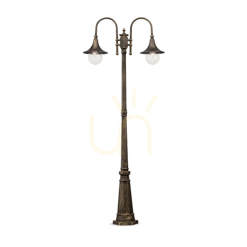 Kontrola Venkovní stojací lampa Ideal Lux CIMA PT2 NERO černá 024097
