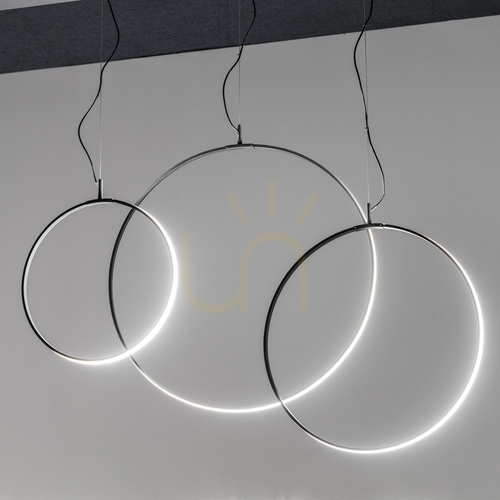 Kontrola Závěsné svítidlo Ideal Lux Circus SP D60 černé LED 33W 291376