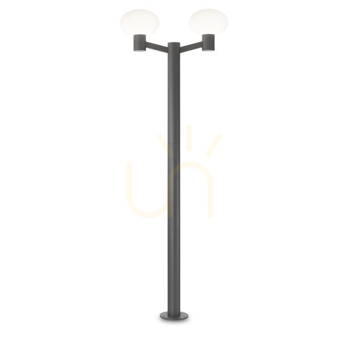 Kontrola Venkovní stojací lampa Ideallux CLIO MPT2 antracit E27 2x42W 249490
