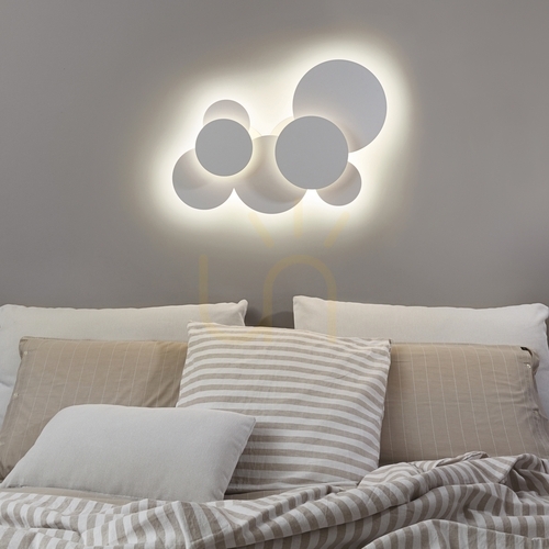 Kontrola Plafon Ideallux CLOUD PL D74 bílý LED 46W 3000K 285207