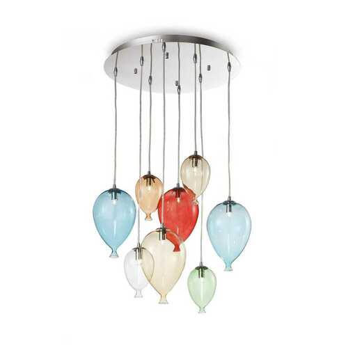 Kontrola Závěsné svítidlo Ideal Lux Clown SP8 Color vícebarevné 50 cm 100944