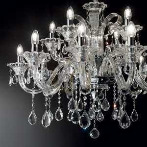 Závěsný lustr Ideal Lux COLOSSAL 114170 15xE14 sklo křišťál chrom 95 cm 4 Závěsný lustr Ideal Lux COLOSSAL 114170 15xE14 sklo křišťál chrom 95 cm small 4