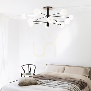 Plafon Ideallux COSMOPOLITAN PL12 černý 12xG9 273709 small 1