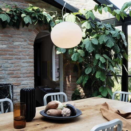 Kontrola Závěsná lampa Ideal Lux Cotton SP1 D30 bílá 297767