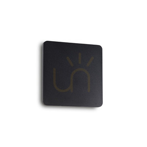 Nástěnné LED svítidlo Ideal Lux Cover AP D15 Square Nero černé 195766 0 Nástěnné LED svítidlo Ideal Lux Cover AP D15 Square Nero černé 195766 small 0