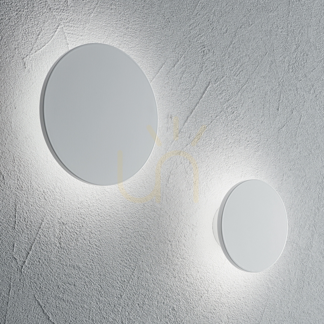 Náhled Nástěnné svítidlo Ideallux COVER Round D20 bílé LED 11W 195711 Nástěnné svítidlo Ideallux COVER Round D20 bílé LED 11W 195711