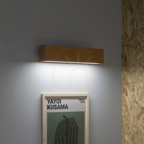 Kontrola Nástěnné LED svítidlo Ideallux CRAFT AP D40 černé dřevo 284477