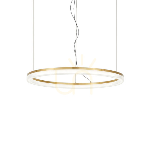 Kontrola Závěsné svítidlo Ideallux CROWN SP D60 mosaz 314938