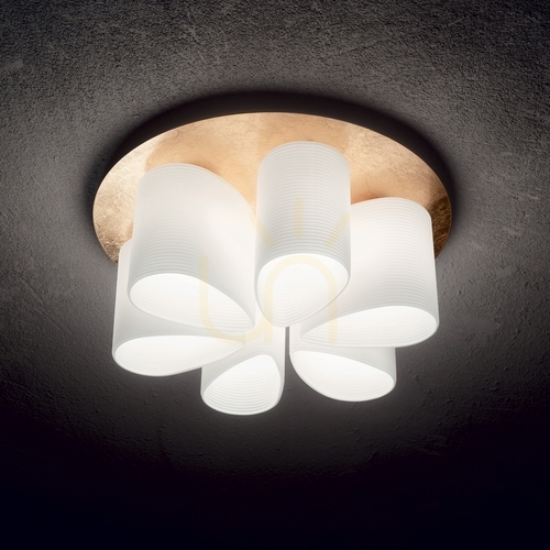 Kontrola Plafon Ideallux Daisy PL6 zlatý 60 cm 6x E27 247779
