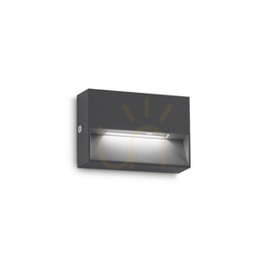 Venkovní nástěnné svítidlo Ideal Lux Dedra AP Small antracit 328645 0 Venkovní nástěnné svítidlo Ideal Lux Dedra AP Small antracit 328645 small 0