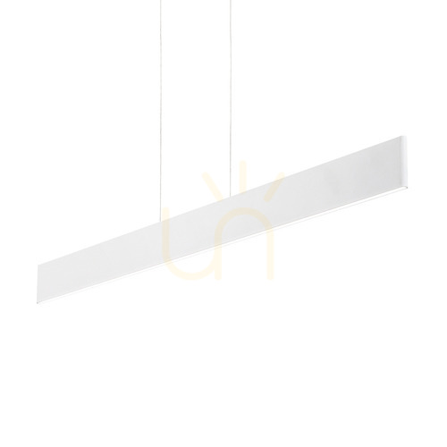 Kontrola Závěsné světlo Ideallux DESK SP1 Bianco bílé LED 32W 102,5 cm 138237