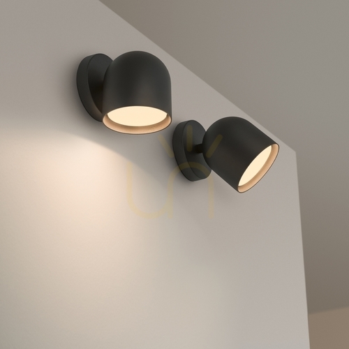 Kontrola Nástěnné svítidlo Ideallux DODO AP2 černé GX53 2x15 W 327938