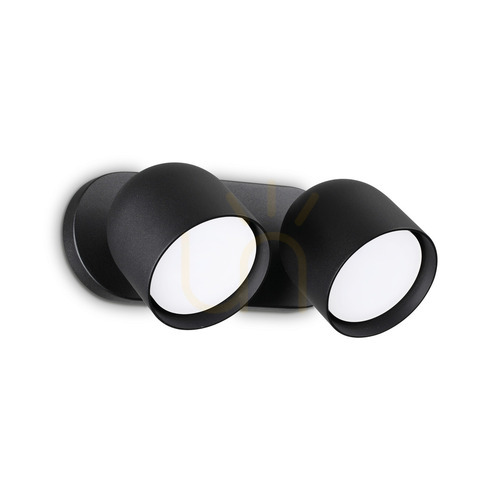 Kontrola Nástěnné svítidlo Ideallux DODO AP2 černé GX53 2x15 W 327938