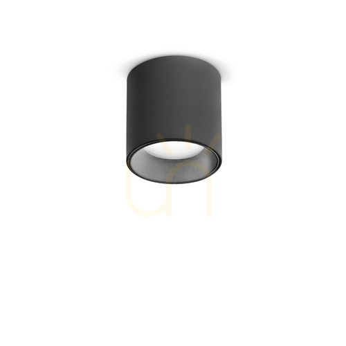 Kontrola Plafon Ideallux NITRO 299402 černý LED 4W 3000K 4,2 cm