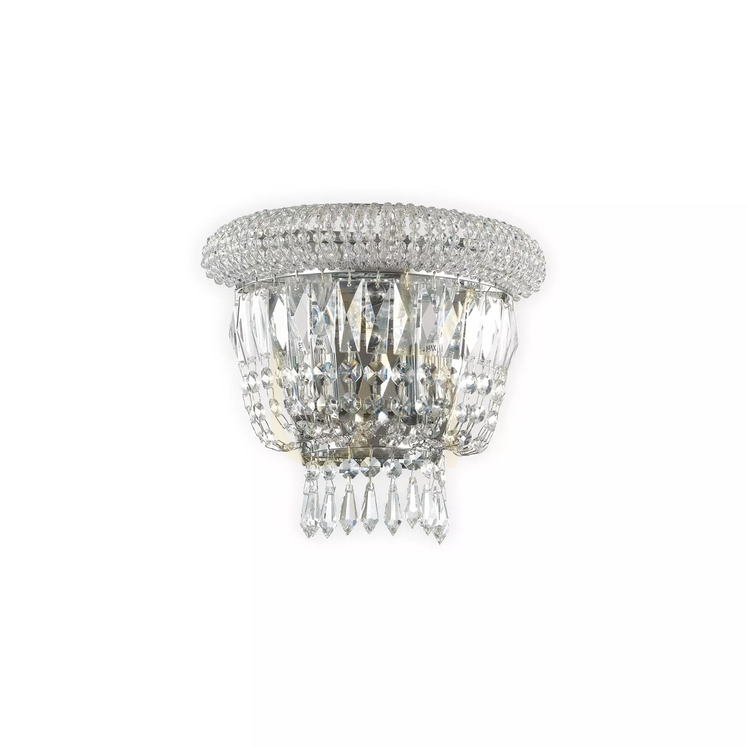 Náhled Nástěnné svítidlo Ideal Lux Dubai AP2 Ottone mosaz 2xE14 201023 Nástěnné svítidlo Ideal Lux Dubai AP2 Ottone mosaz 2xE14 201023