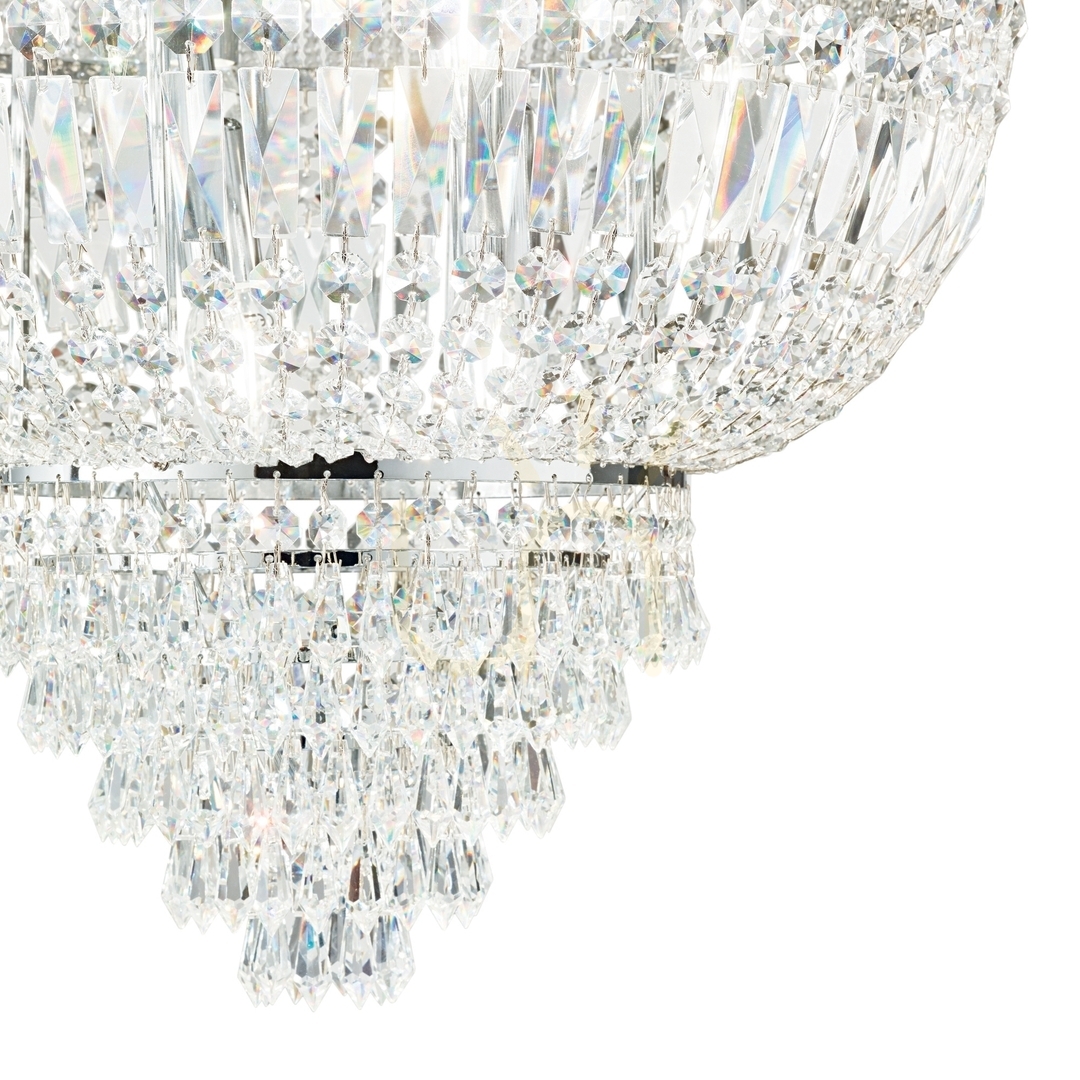 Zobrazit Plafon Ideal Lux Dubai PL3 Cromo chrom křišťálový 3xE14 32 cm 207162 Plafon Ideal Lux Dubai PL3 Cromo chrom křišťálový 3xE14 32 cm 207162