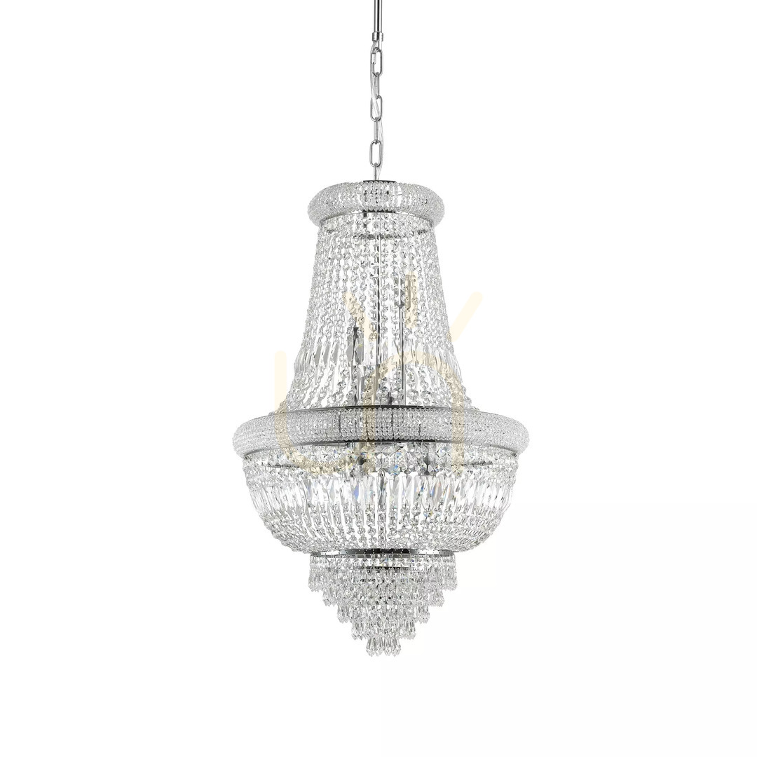 Náhled Závěsné svítidlo Ideallux Dubai SP10 mosaz 10xE14 52 cm 207216 Závěsné svítidlo Ideallux Dubai SP10 mosaz 10xE14 52 cm 207216