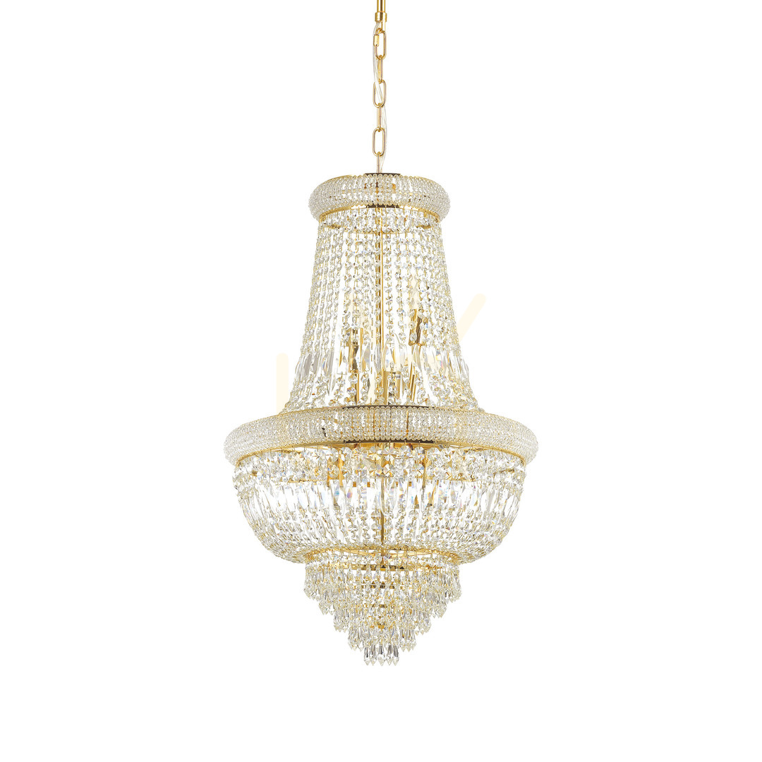 Kontrola Závěsné svítidlo Ideallux Dubai SP10 mosaz 10xE14 52 cm 207216 Závěsné svítidlo Ideallux Dubai SP10 mosaz 10xE14 52 cm 207216