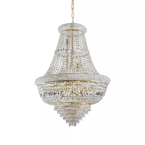 Kontrola Závěsné svítidlo Ideallux Dubai SP24 mosaz 80 cm 243528