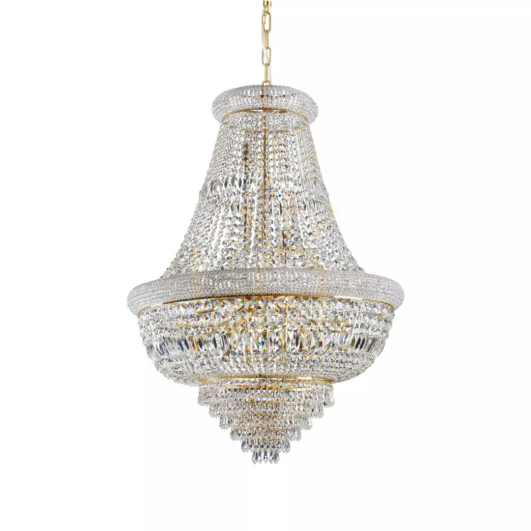 Pohled Závěsné svítidlo Ideallux Dubai SP24 mosaz 80 cm 243528 Závěsné svítidlo Ideallux Dubai SP24 mosaz 80 cm 243528
