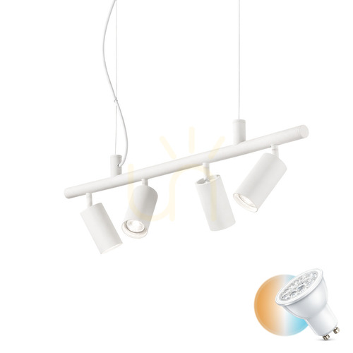 Kontrola Závěsné svítidlo Ideal Lux Dynamite SP4 Bianco bílé 4x GU10 231372