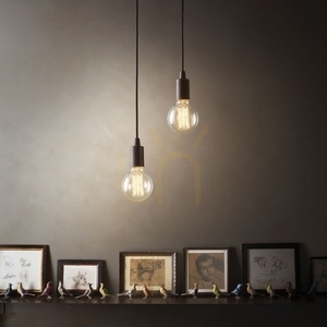 Závěsné svítidlo Ideal Lux Edison SP1 Nero černé E27 113319 small 1