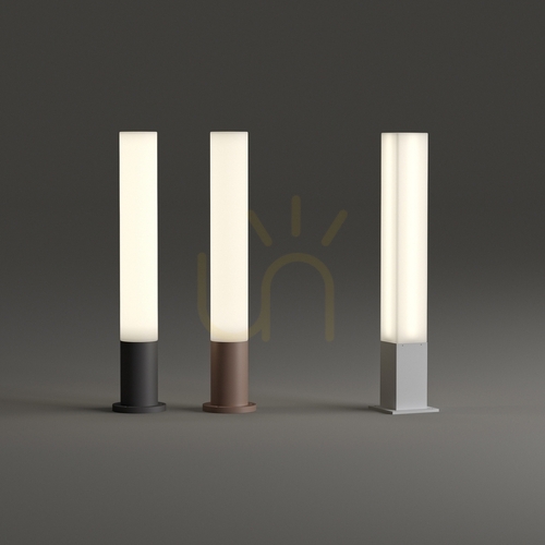 Kontrola Venkovní stojací lampa Ideal Lux EDO Outdoor PT1 Round Coffee hnědá 80 cm 213071