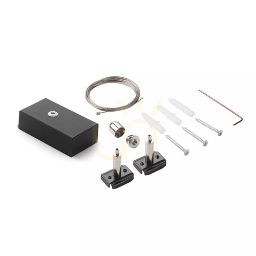 Kontrola Závěsný kabelový kit Ideallux EGO Single 2 m s černou stropní krytkou 276328